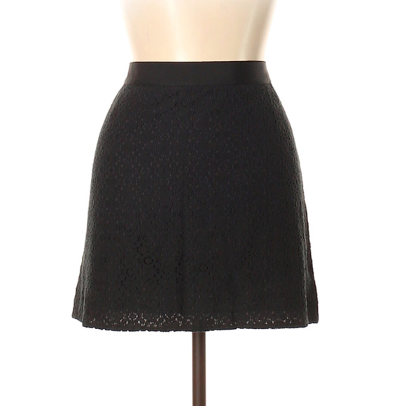 J. Crew Black Lace Skirt - Size 10 - Picture 3 of 8